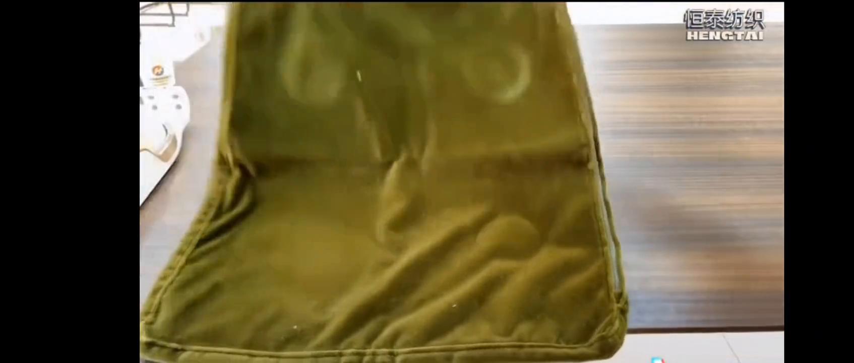 绒布烫法,绒布高温熨烫