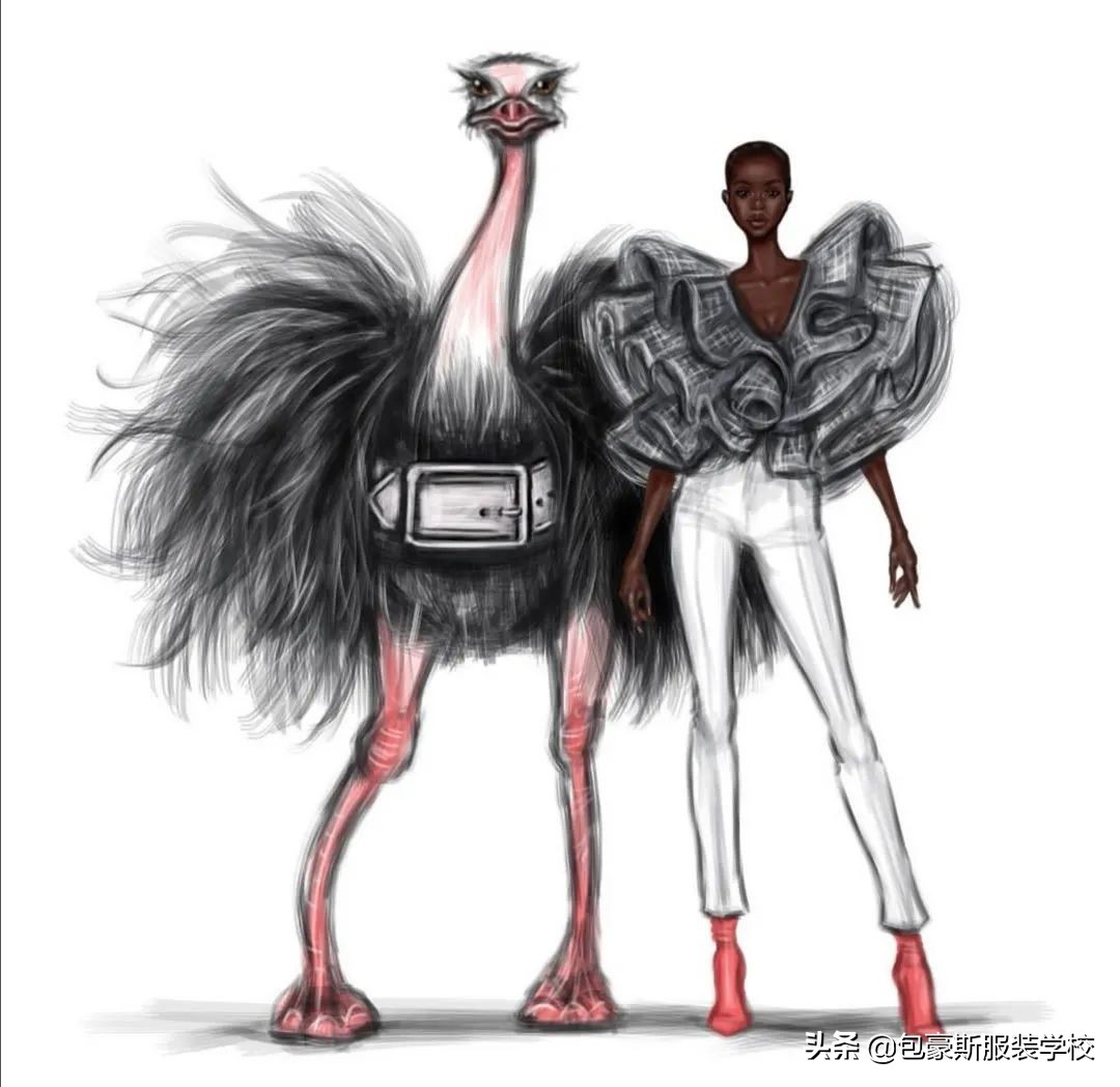 国际时尚插画师插画作品欣赏图文,创意插画古埃及