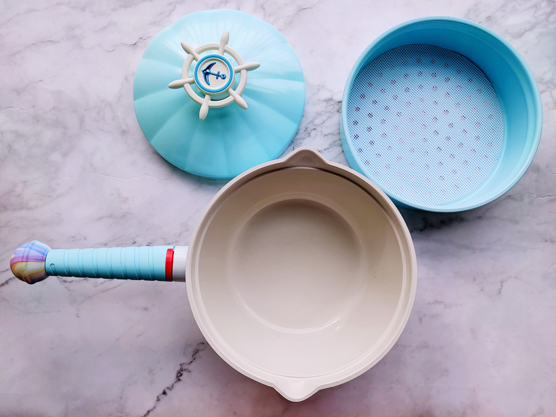 帝伯朗菲尼斯焕彩陶瓷奶锅多用锅,厨房好物之帝伯朗童趣乐园奶锅