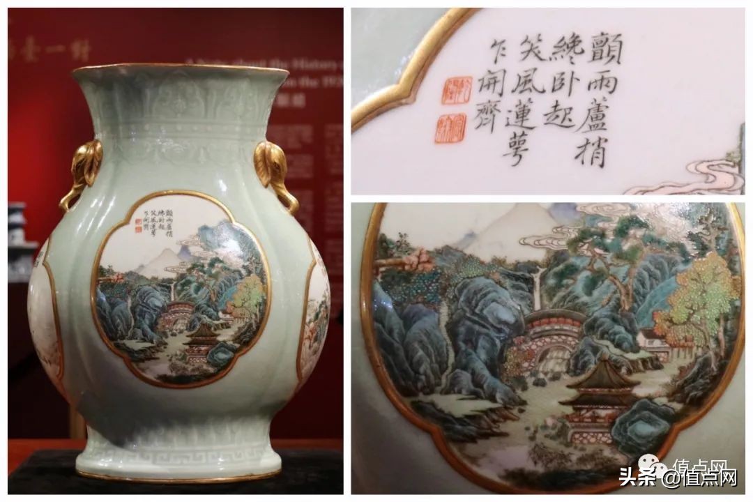 乾隆官窑精品瓷器一对,乾隆御制的珐琅彩八仙过海拍卖价