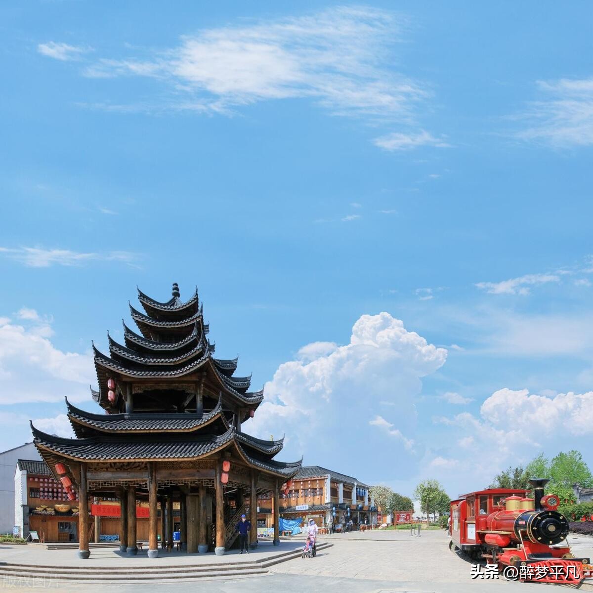 溪口滕头旅游景区真实照片,溪口风景区5a宁波市