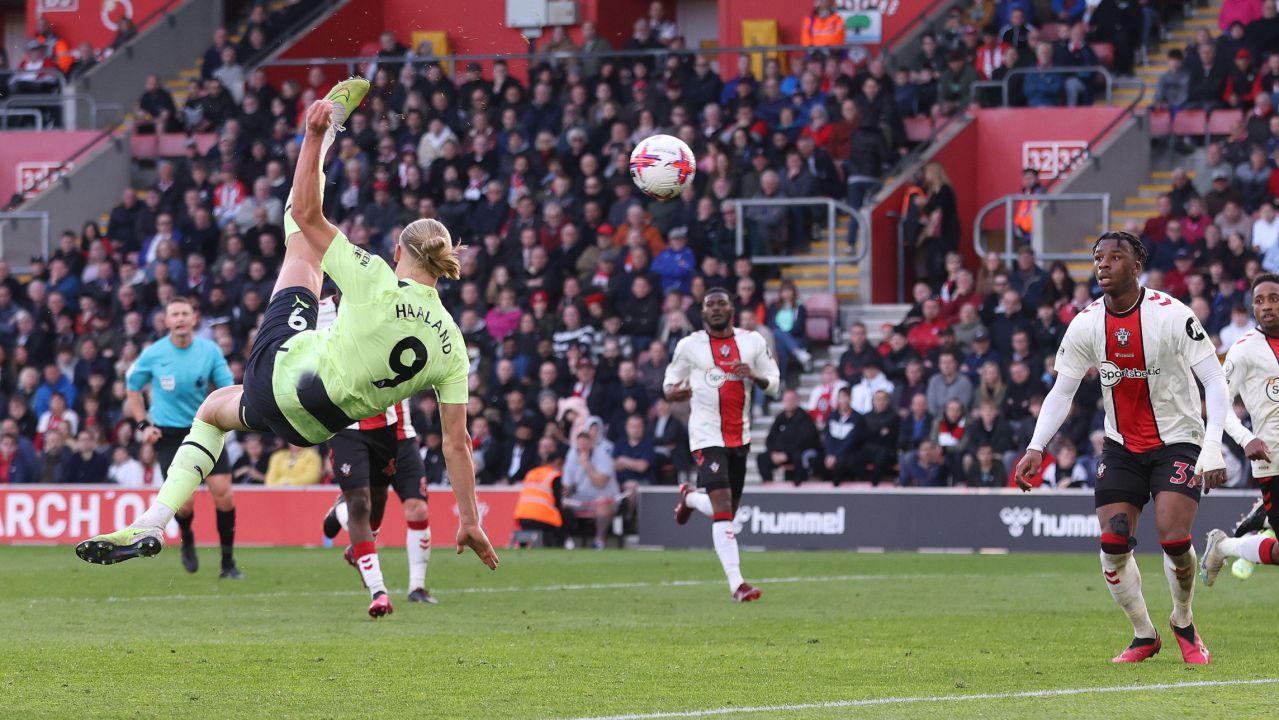 足球最不可思议进球哈兰德,哈兰德足球射门最大威力