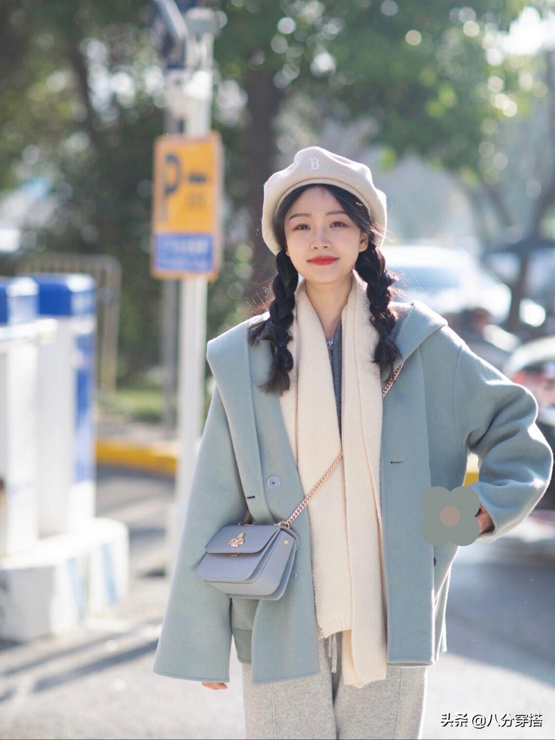 冬天不知道怎么穿衣服好看,几款毛呢外套穿着保暖彰显女人味