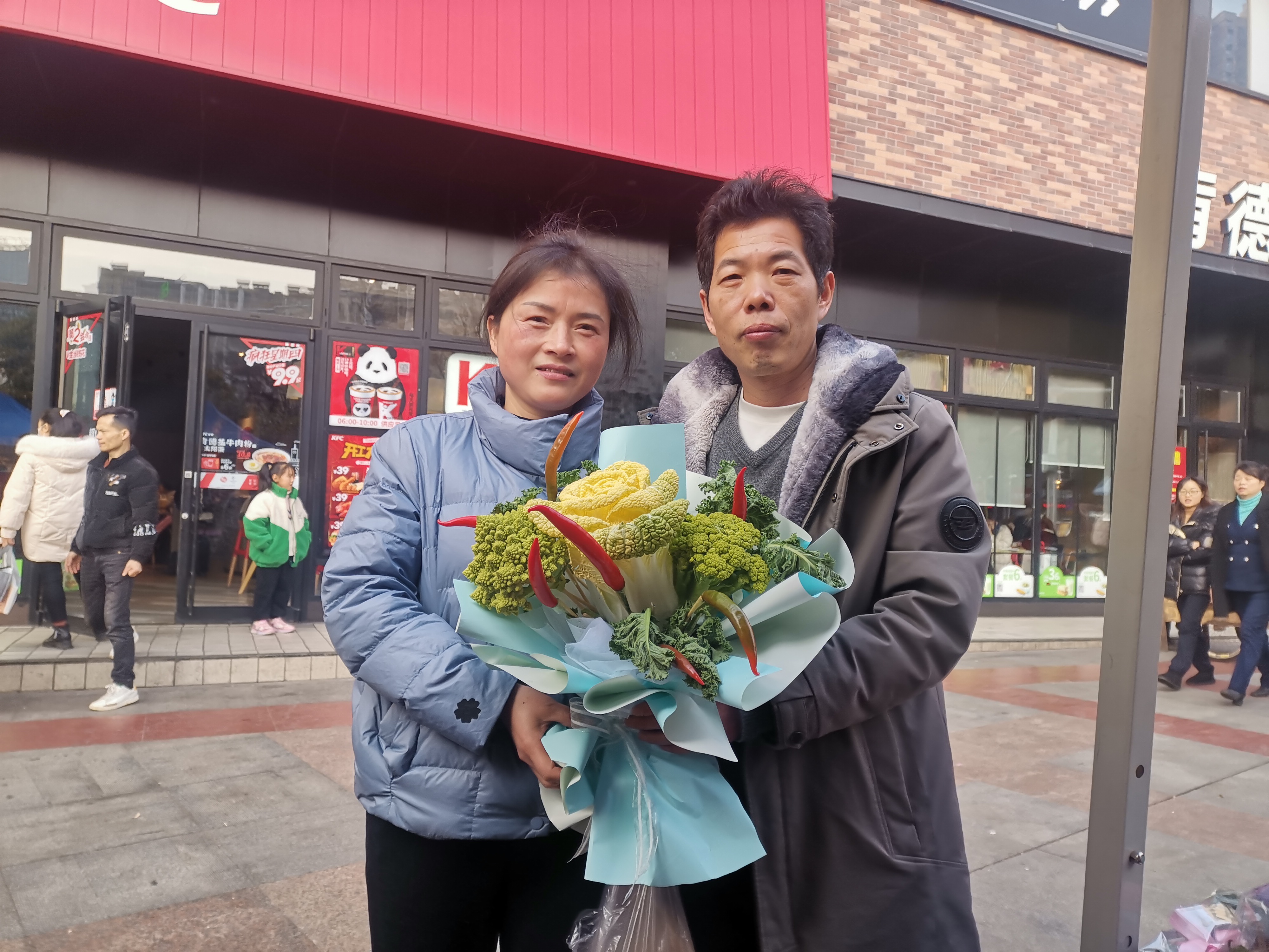 蔬菜鲜花花束寓意,蔬菜情人节花束