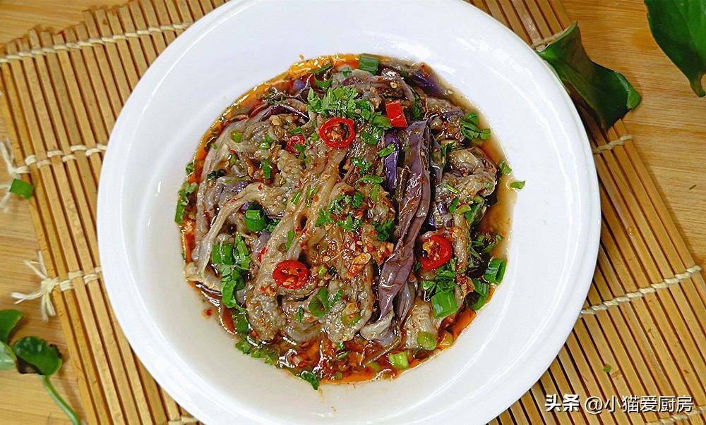 夏天这样吃茄子真下饭,夏天开胃的家常菜茄子