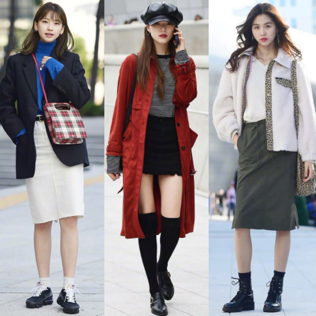 韩国女士裙子穿搭所有过程,韩系穿搭纱裙子