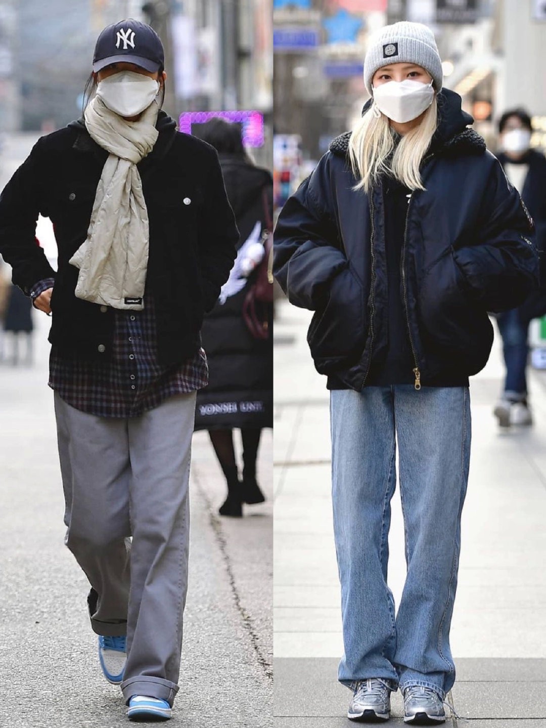 韩国女人真的不怕冷,韩国妹子过冬