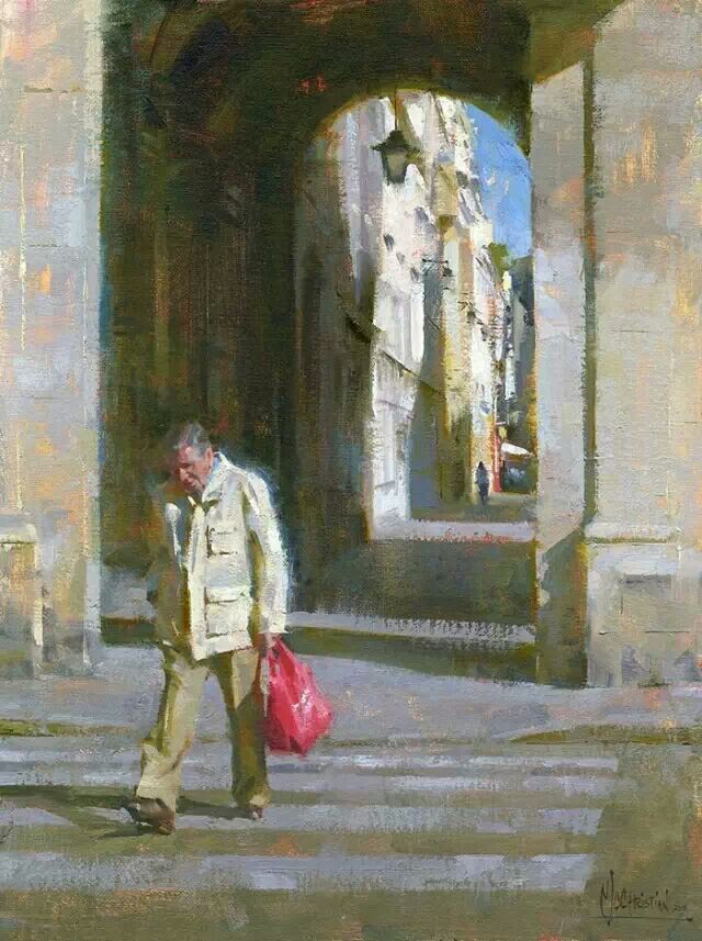 美国画家delbertgish油画作品欣赏,美国现代印象派女画家