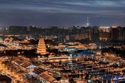 西北五城夜景,西北第五城是哪个城市