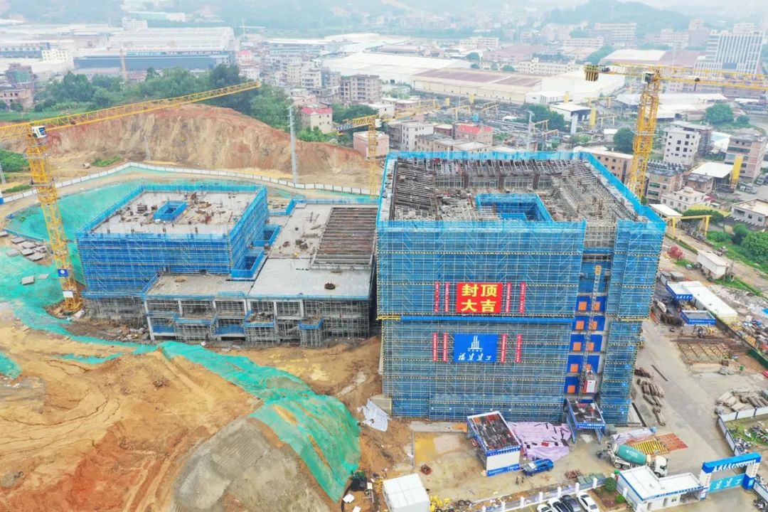 【项目奋战年】总投资6亿多元！南安这所医院迁建，一期主体封顶！