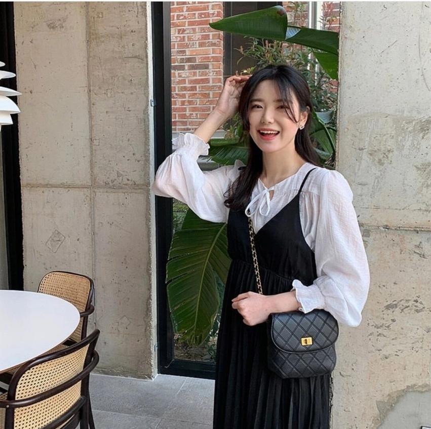 品味高级的女人，初秋这样“裙子叠穿”，美得优雅知性