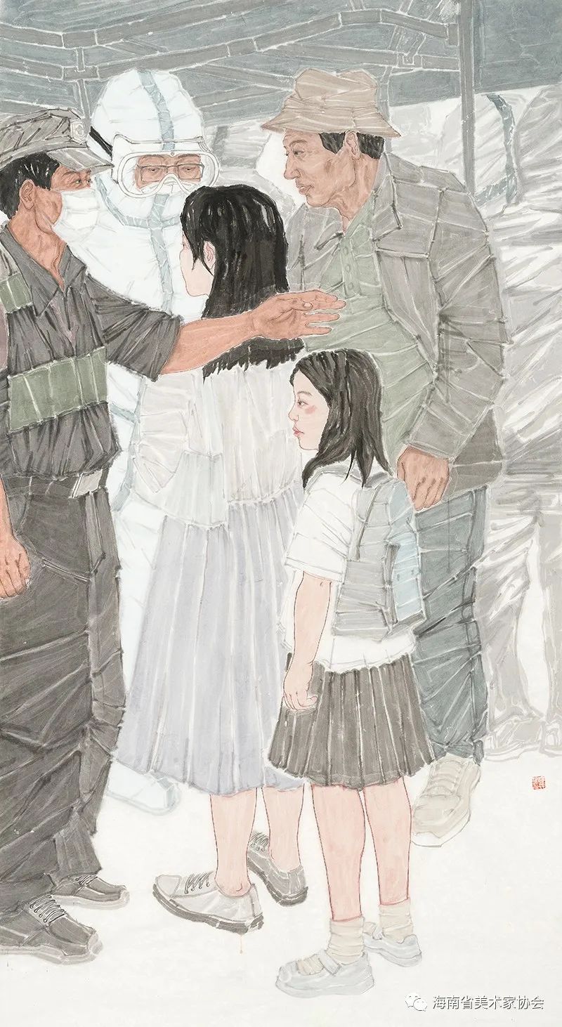 展览在线‖海南省美术家协会“艺”起抗疫网络美术展（五）