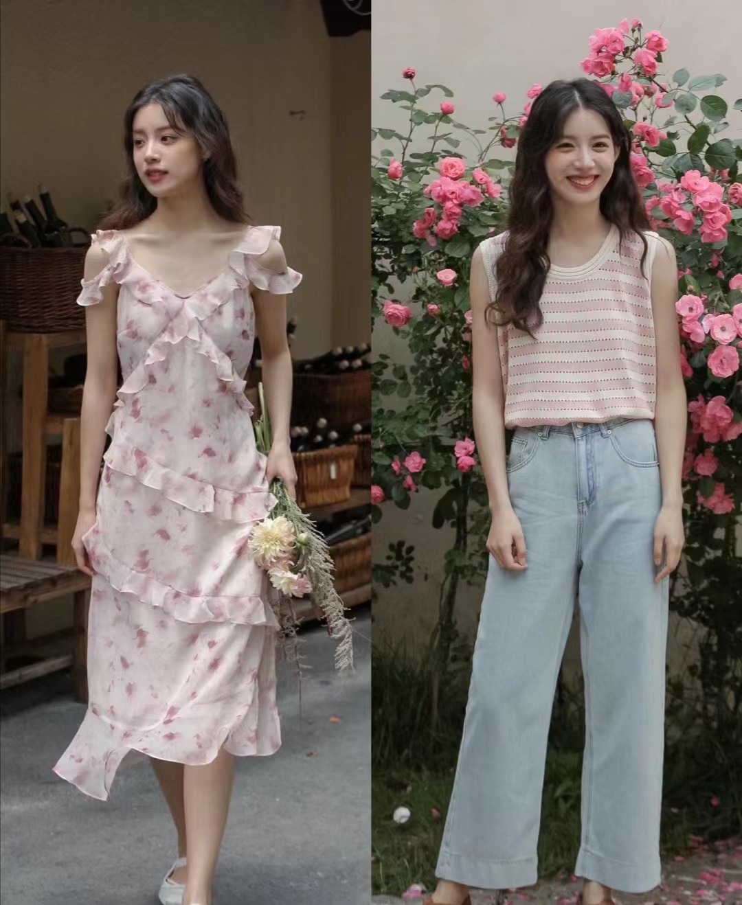 夏天怎么穿搭好看又显瘦又减龄,夏日穿搭时髦又自带减龄效果