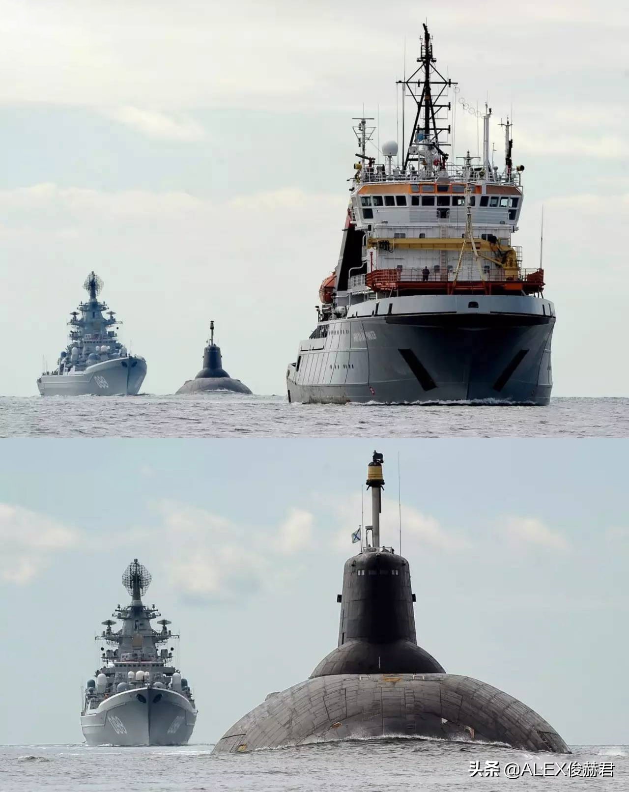 仅次于航母的最大海上作战巡洋舰,世界最强航母和驱逐舰