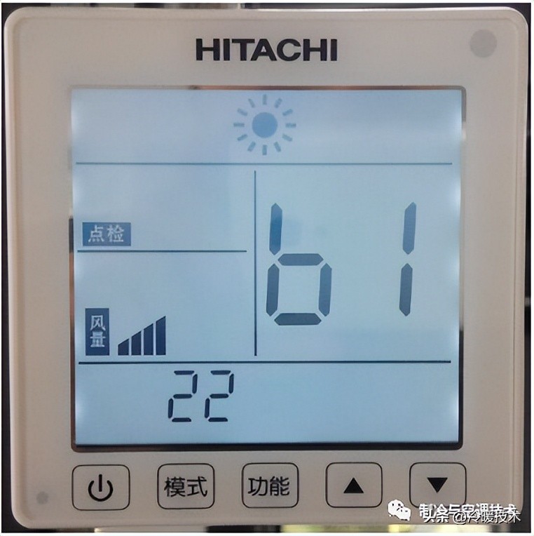 日立空调面板点检参数,日立空调点检怎么取消