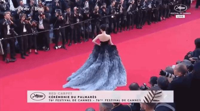 戛纳红毯范冰冰艳压群芳,范冰冰再次惊艳戛纳红毯