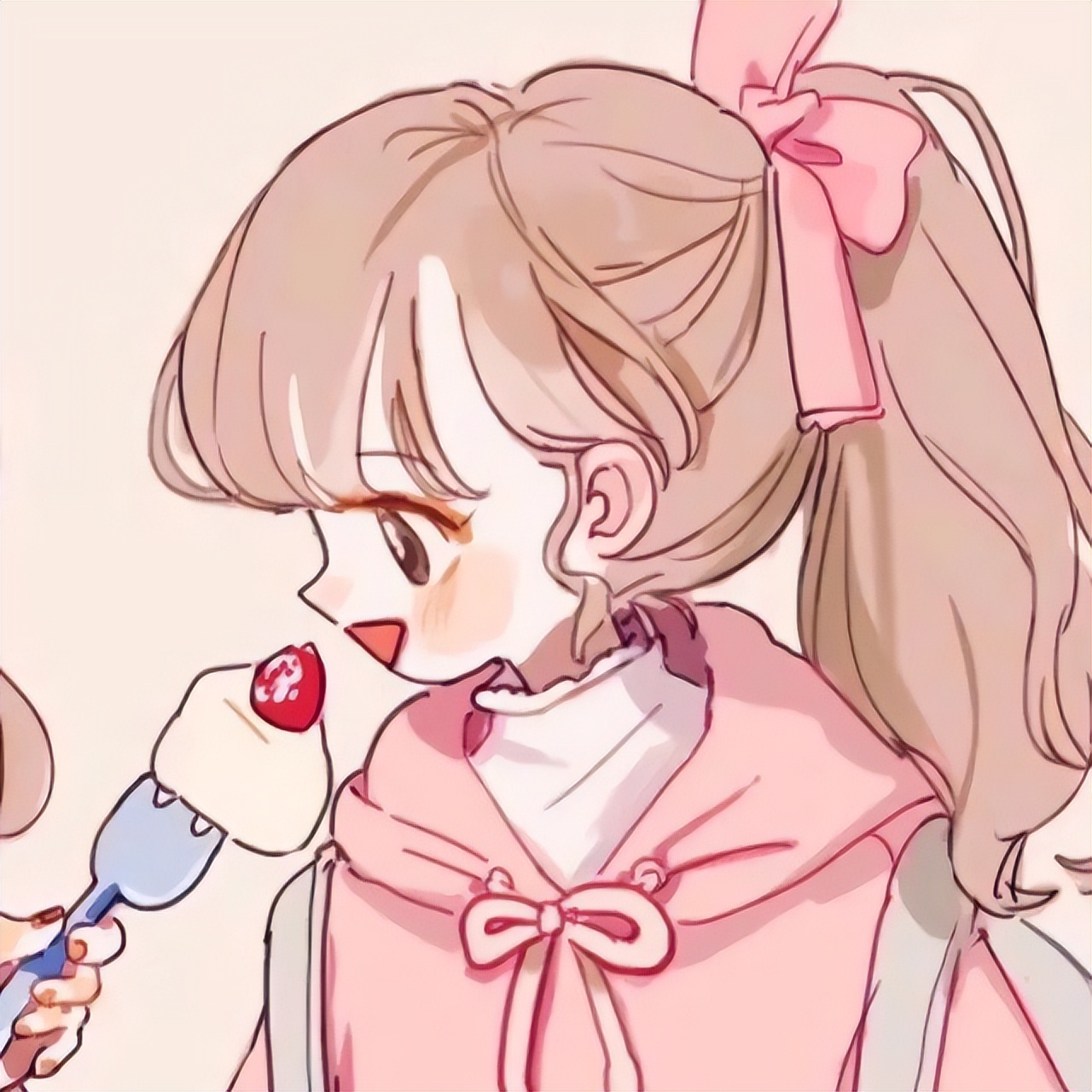 闺蜜头像加情侣头像同时用,一半闺蜜头像一半情侣头像