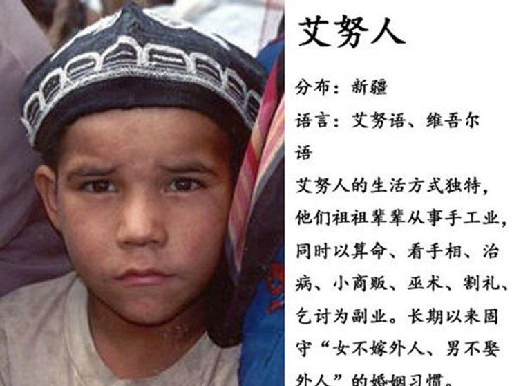 56个民族以外的中国45个人数更少的民族