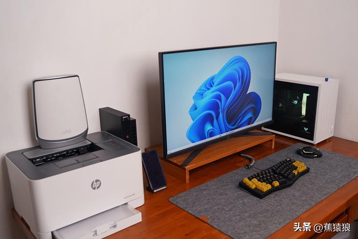 代码36KROGB760-GTUF4070TI，简约黑白调AKLLAA6MMATX机箱装机秀