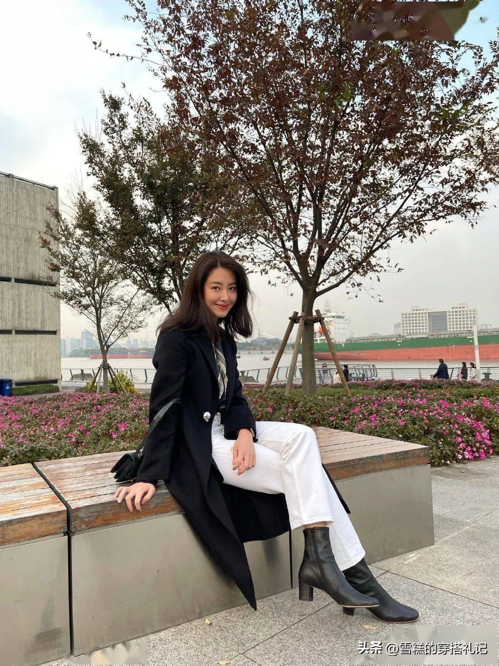 秋冬季短筒软底马丁靴搭配,冬季粗跟短筒马丁靴搭配