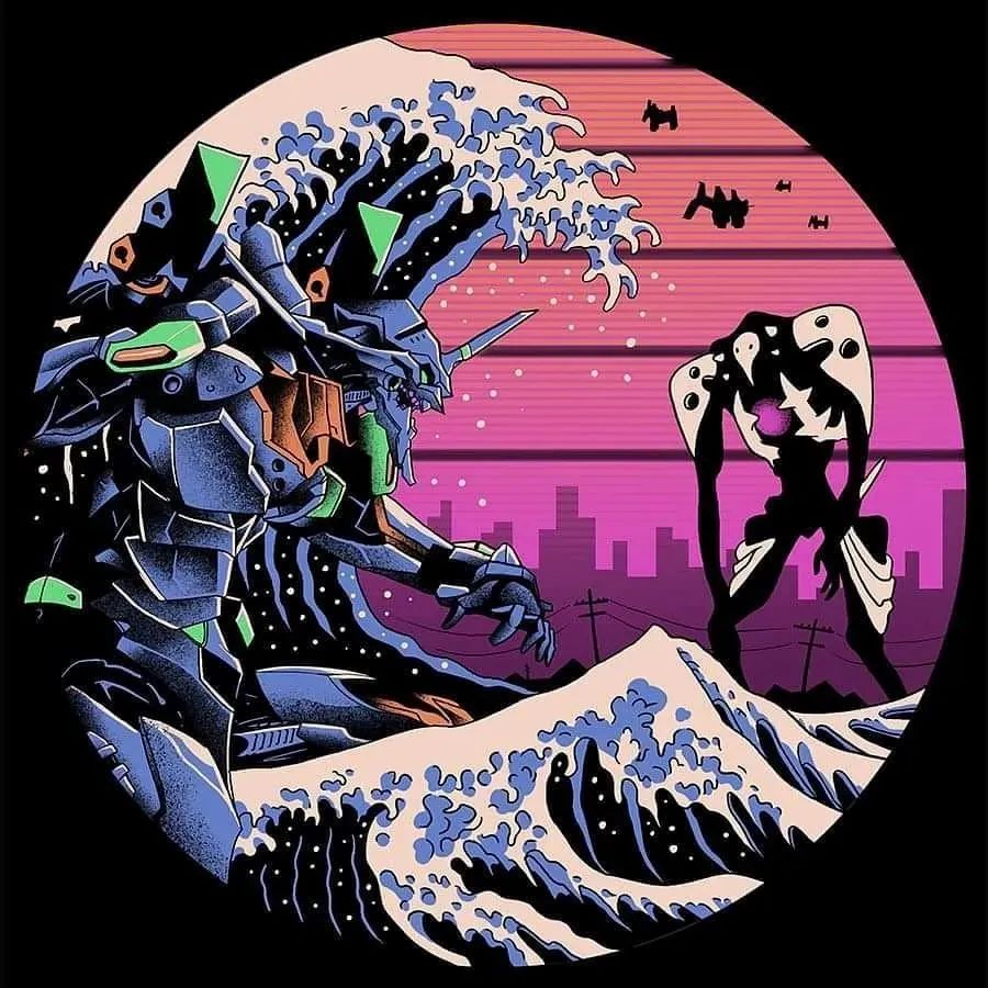 浮世绘动漫插画,菲律宾著名插画师作品