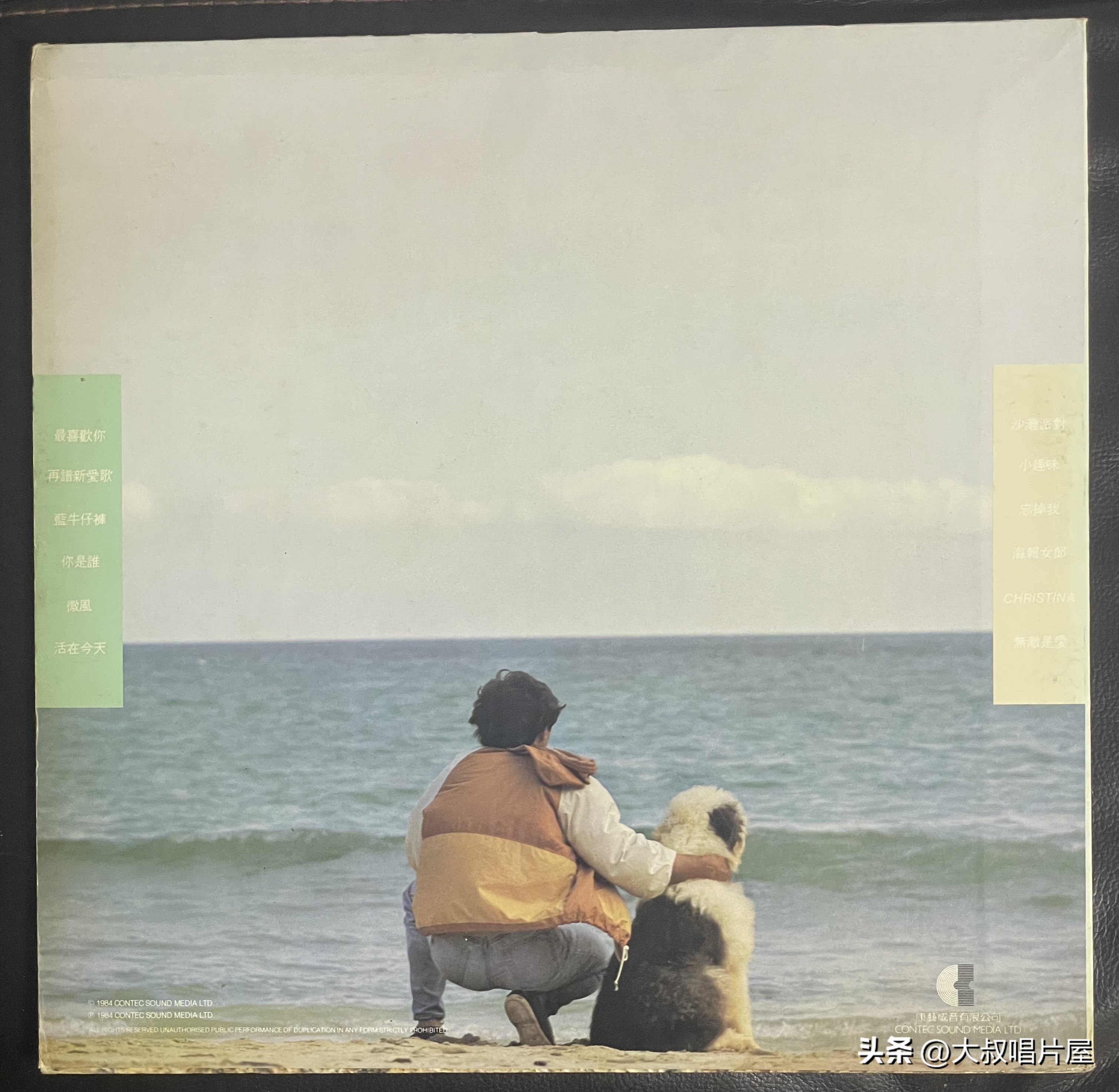 1984年香港十大唱片金曲,80年代香港歌手唱片封面