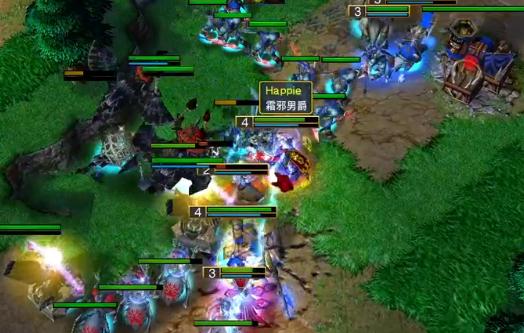 魔兽争霸happy被吊打,魔兽争霸happy被翻盘