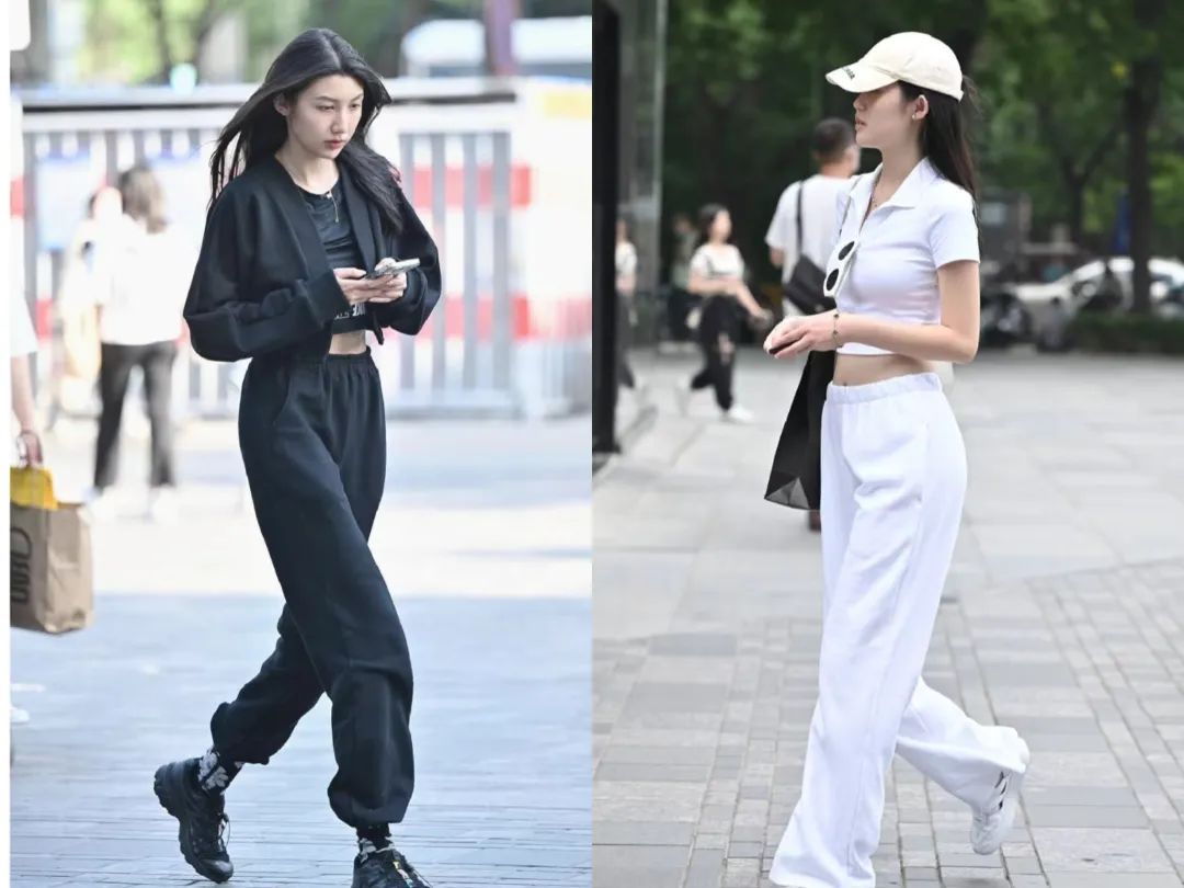 三里屯街拍高级感穿搭气质美女,北京街拍女生穿搭