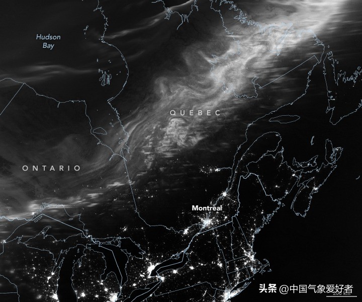 卫星警觉！加拿大夜空灰白“云层”飘荡，和俄亥俄毒气泄露有关吗