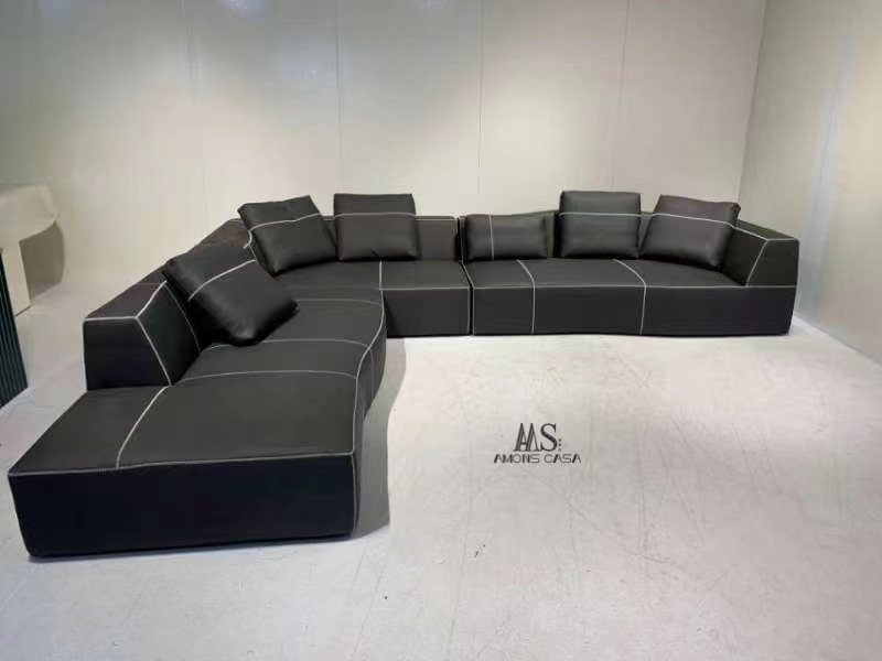 现代沙发款式最新,客厅一字沙发款式现代简约