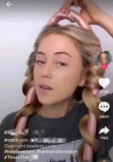 5.41亿*放播**量的丝绸免加热卷发器，到底有多火？