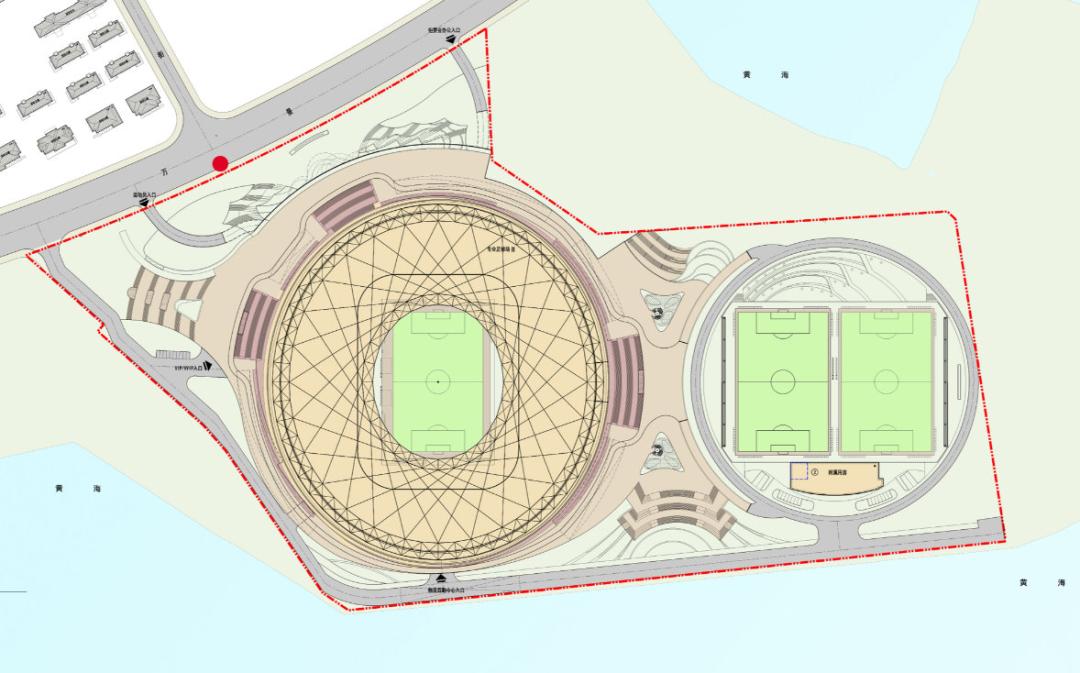 中国首座三面环海的世界级足球场,亚洲十座顶级足球场