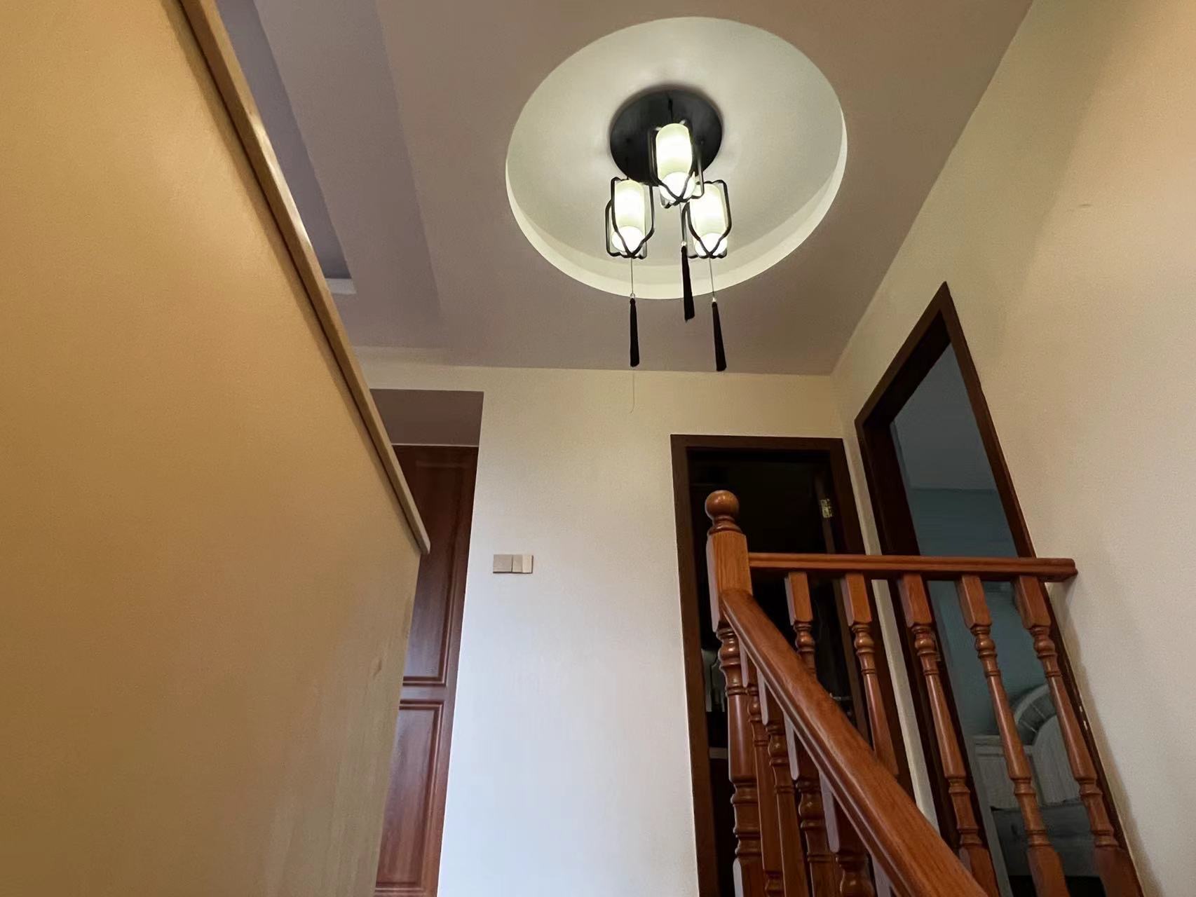 花溪顶层复式楼带露台装修,190平方复式楼装修挑高