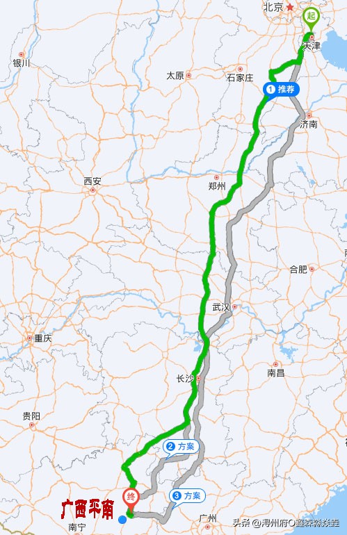 广西人文：古代从天津到平南往返，沿途要花多少钱，走哪里