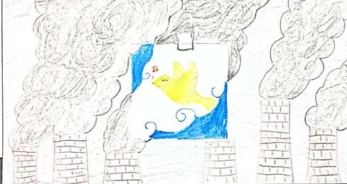 思维导图类绘画作品图片,小学优秀作品构图