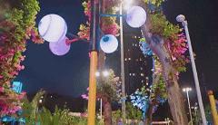 2023璀璨光影夜游节,倒计时灯光秀现场超震撼