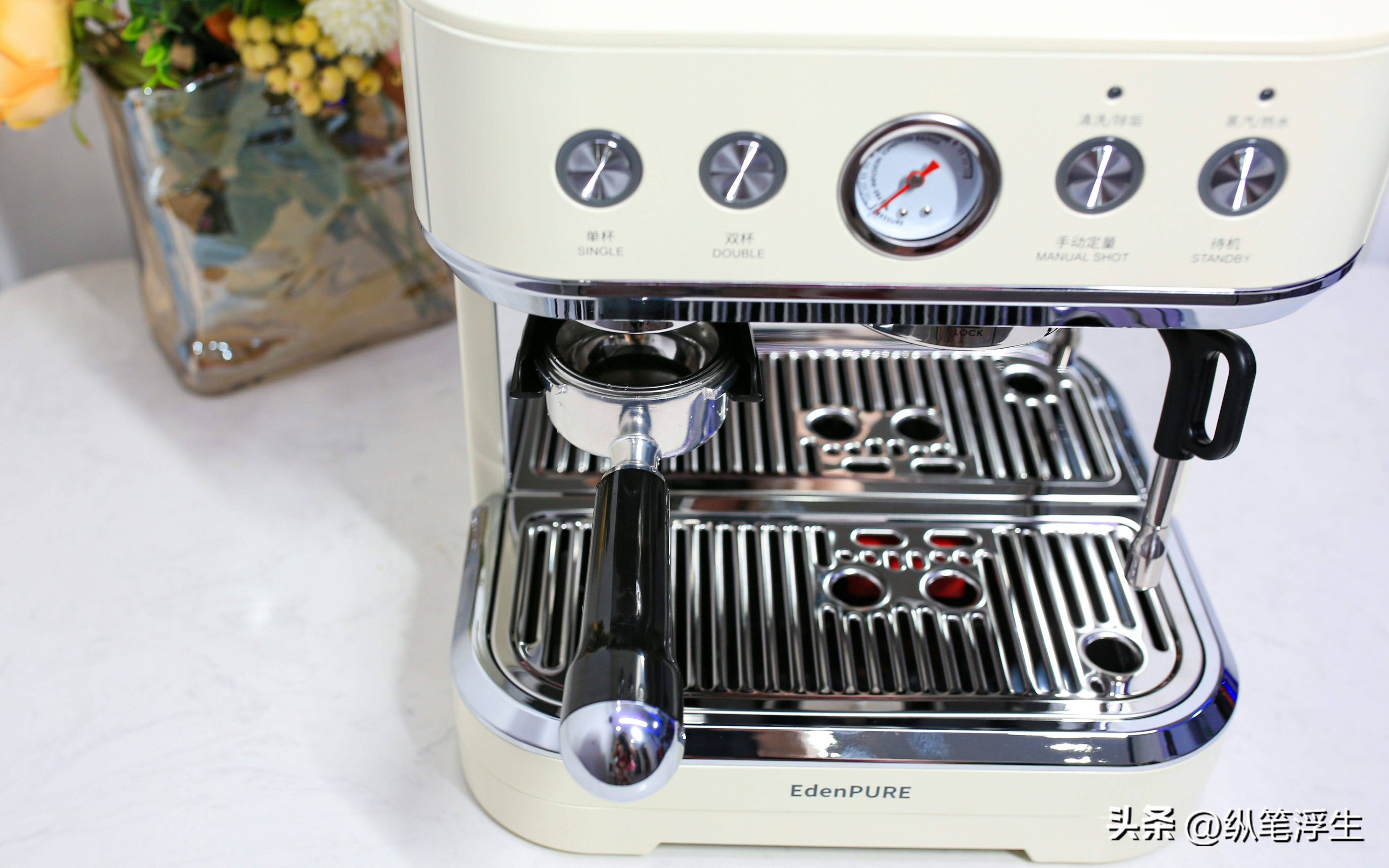 在家也能享受专业咖啡师手艺，宜盾普EOS意式半自动咖啡机体验