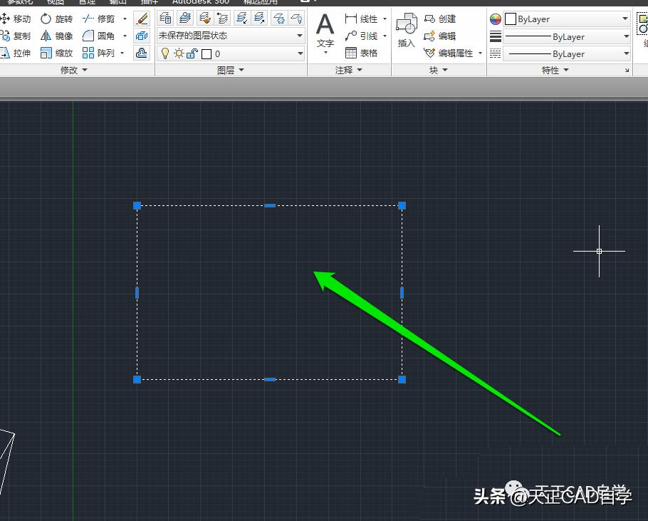 天正cad标注尺寸怎么打散图解,天正cad如何将平面图形移动到原点