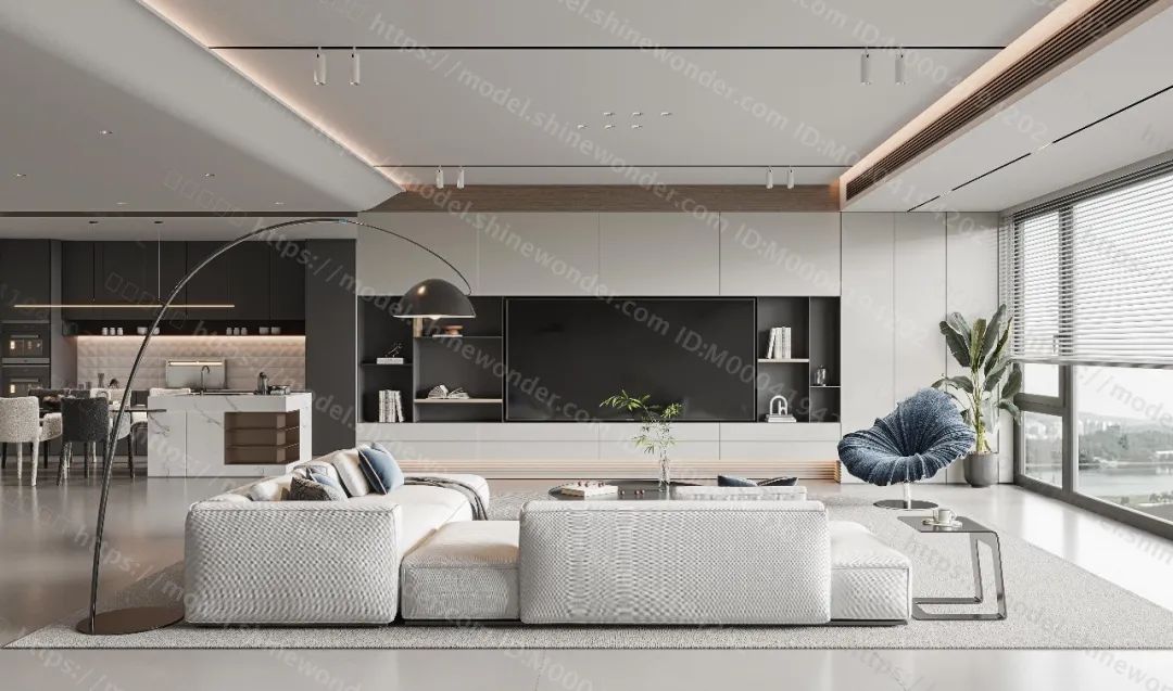 简约风格怎么布局好,高级简约风装修风格大落地窗