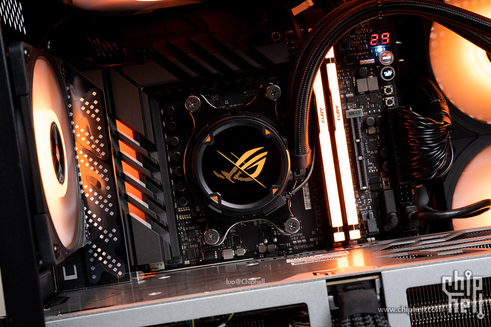 华硕tufgaminggt502弹药库白色,华硕gt502机箱黑橙搭配