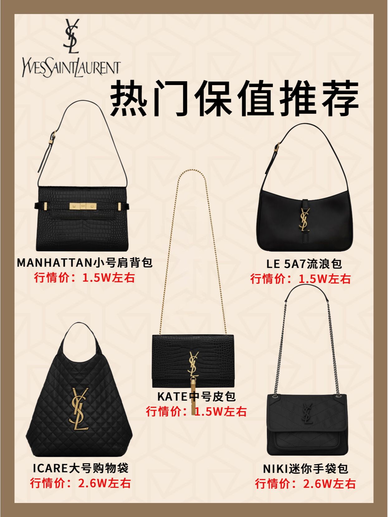 盘点2023年身份不同的人都喜欢什么包