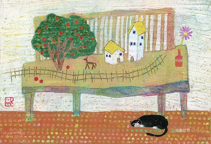 日本画家写生作品欣赏,日本水彩画家作品欣赏超美