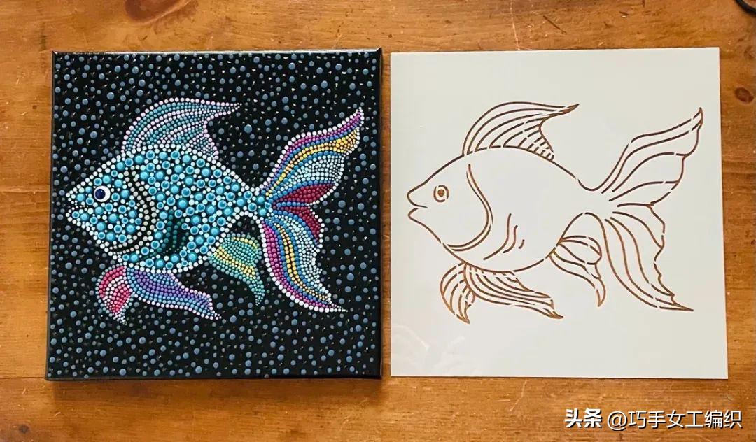 她用粗细不同的铅笔，棉签，牙签，筷子…竟把家里的旧物翻了个新