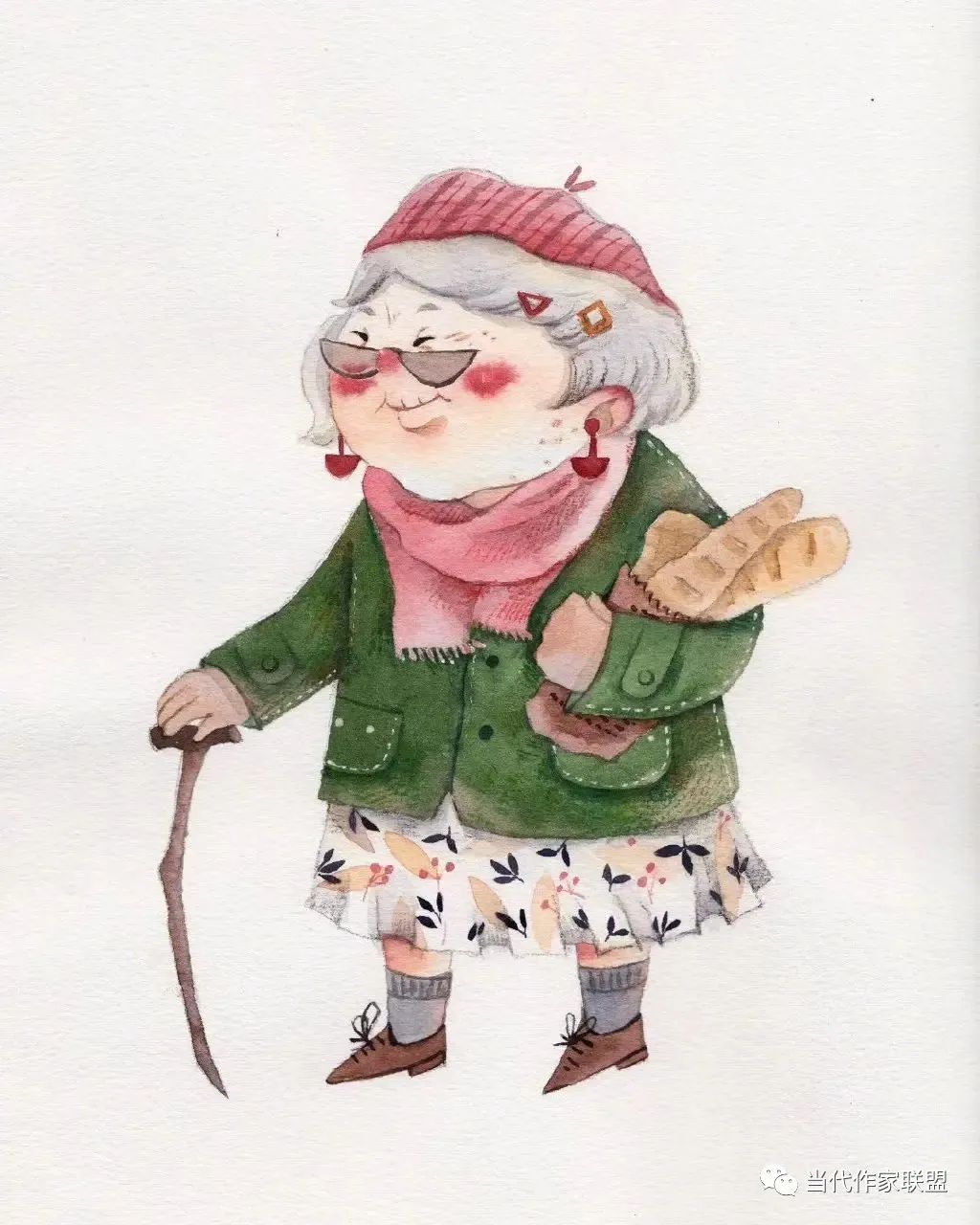 「当代作家联盟」散文︱周南艳《碎步奶奶》20９４期