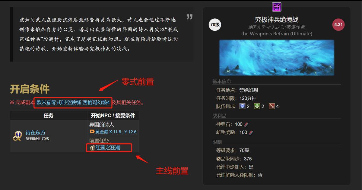 ff14主要玩法,ff14打本怎么可以解除限制