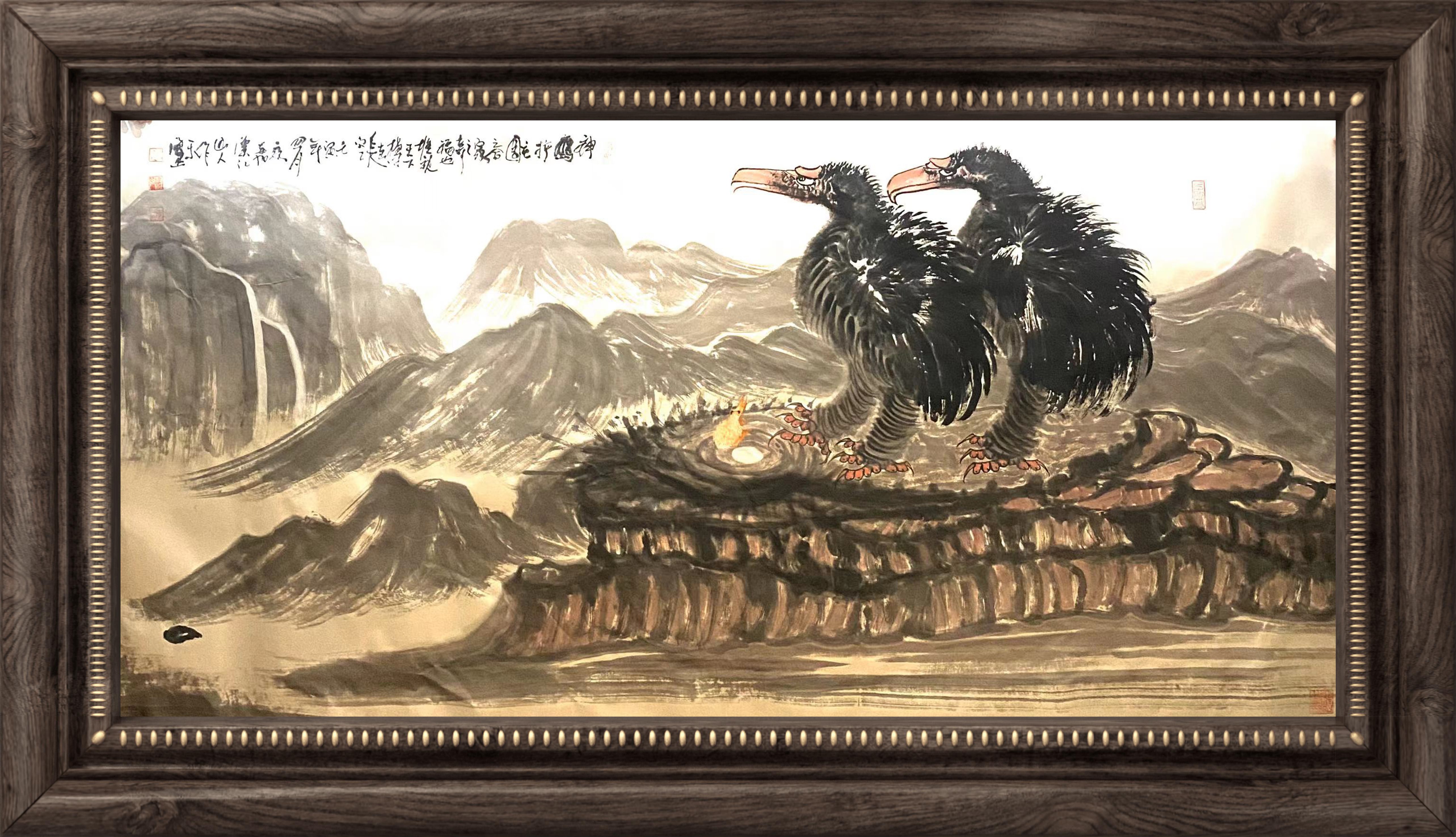 画家朱祖国作品集,书画家朱祖国的指墨画