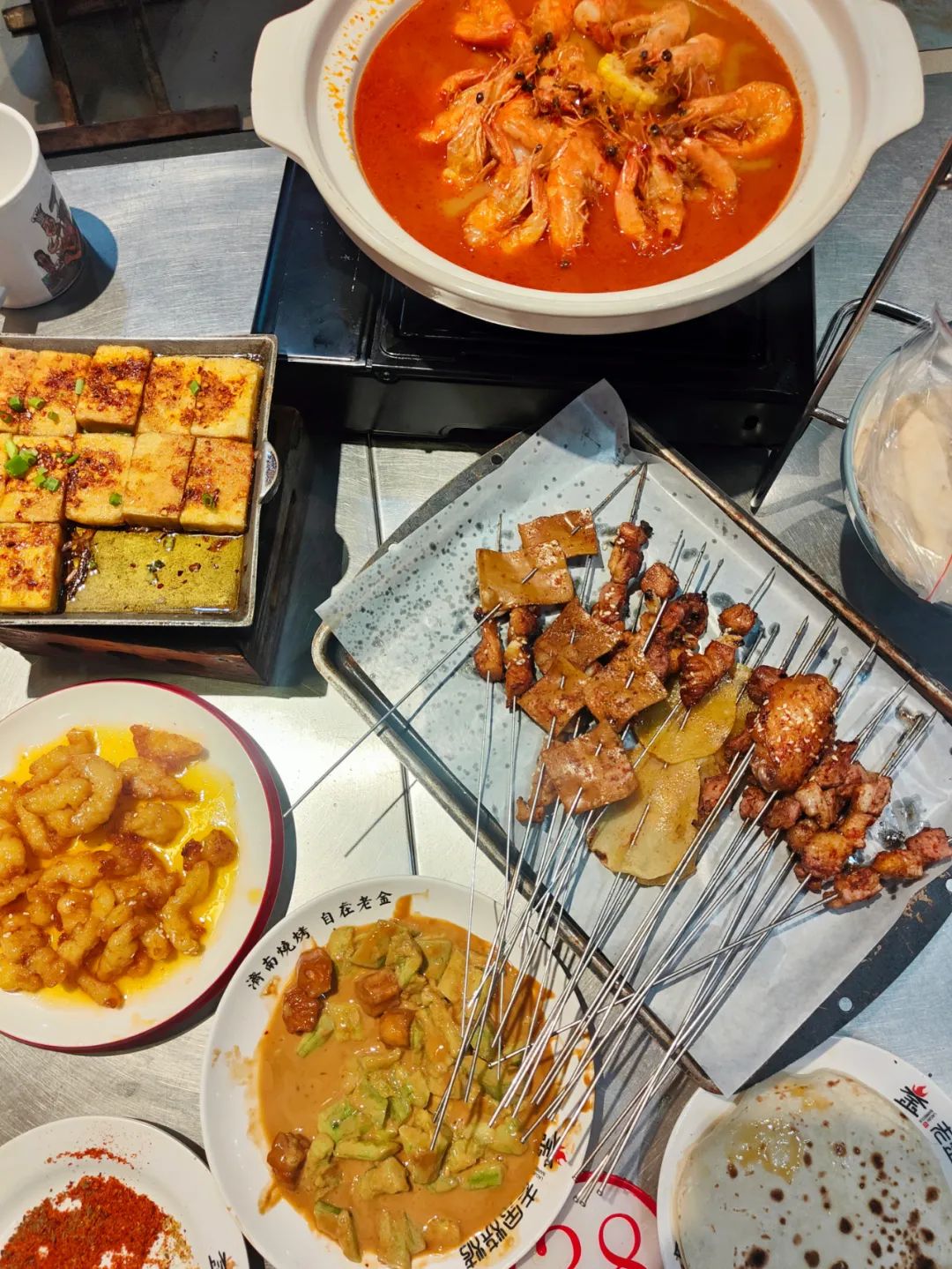 济南美食四人套餐,济南铜锅烧烤