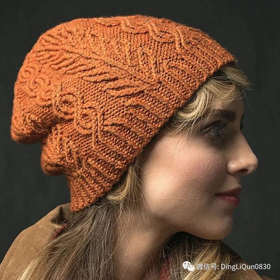 钩冬天帽子图解,冬天针织帽子的织法