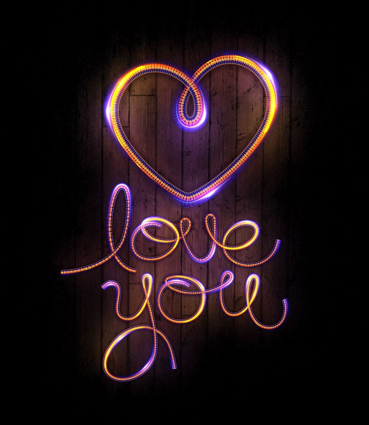 立体爱心壁纸背景图,心形壁纸背景闪图