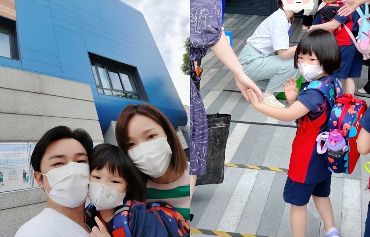 娱乐圈送娃,明星带小孩上学